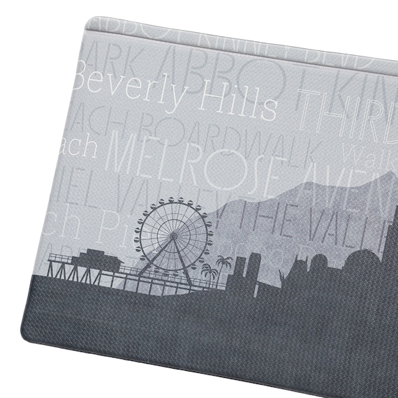 すき間に汚れやゴミがたまりにくい PVCキッチン用クッションフロアマット(LA2 50X120 NA11) 4枚目画像