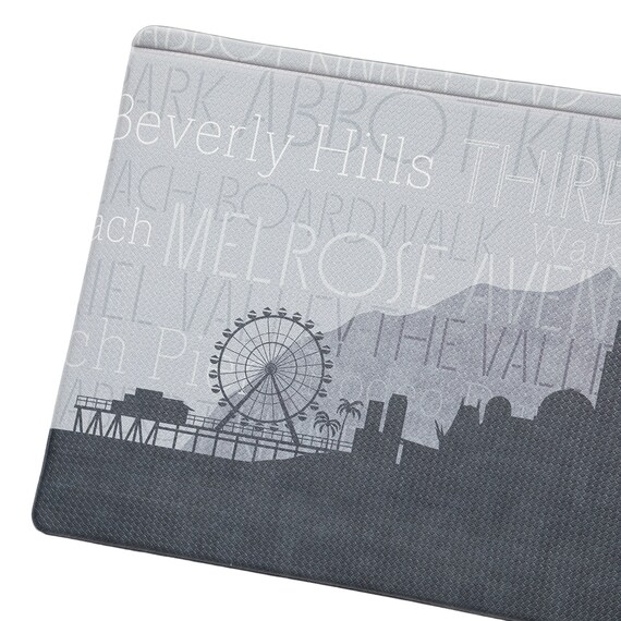 すき間に汚れやゴミがたまりにくい PVCキッチン用クッションフロアマット(LA2 50X180 NA11) 4枚目画像