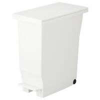 棚下に収納しやすい両開きペール 30L(ホワイト)