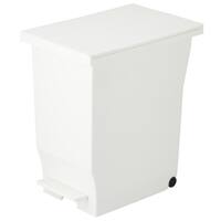 棚下に収納しやすい両開きペール 40L(ホワイト)