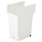 棚下に収納しやすい両開きペール 40L(ホワイト) 4枚目画像