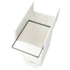 棚下に収納しやすい両開きペール 40L(ホワイト) 10枚目画像