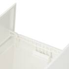 棚下に収納しやすい両開きペール 40L(ホワイト) 13枚目画像