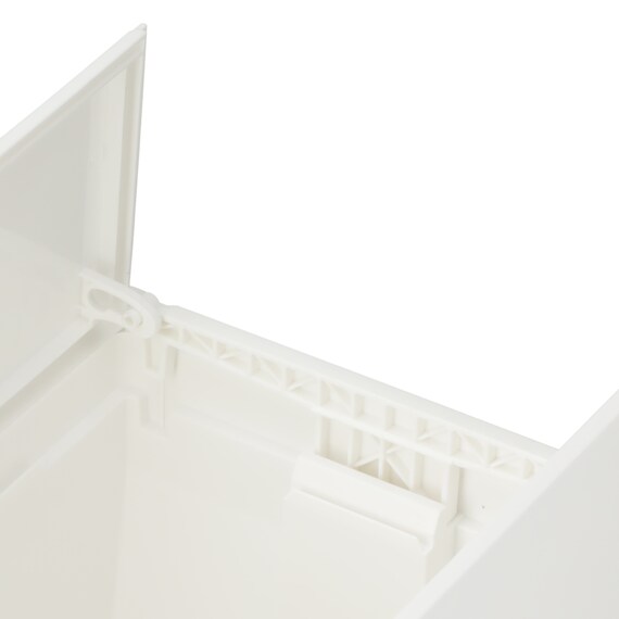 棚下に収納しやすい両開きペール 40L(ホワイト) 13枚目画像