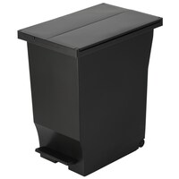 棚下に収納しやすい両開きペール 40L(ブラック)