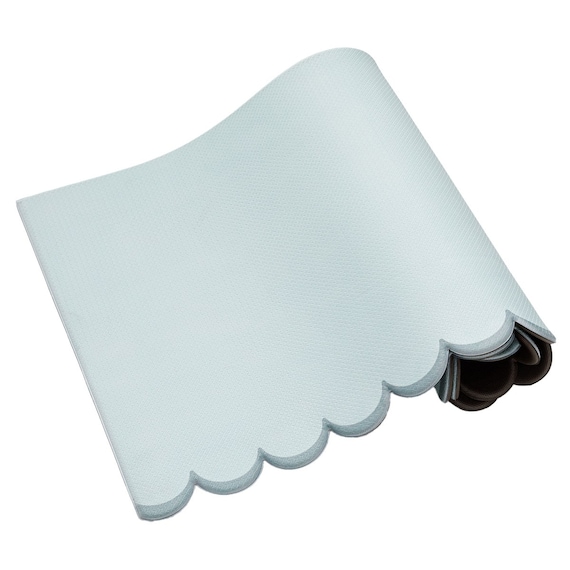 PVCキッチンマット 波型(ブルー 180 NG04) 1枚目画像