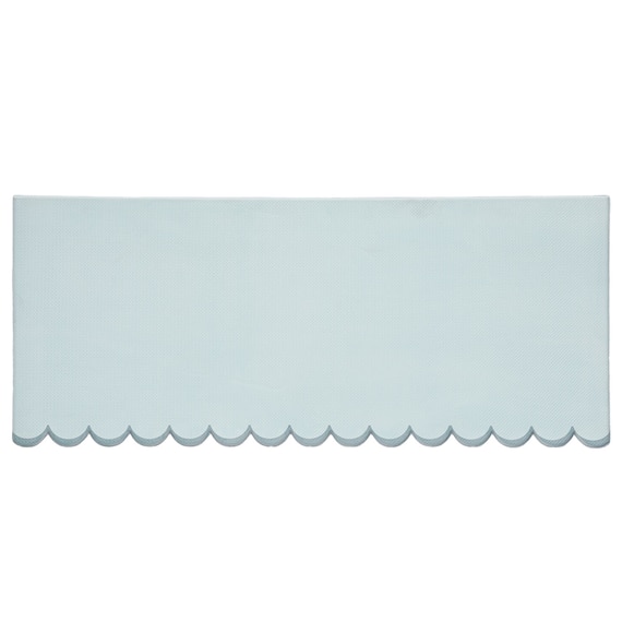 PVCキッチンマット 波型(ブルー 240 NG04) 3枚目画像