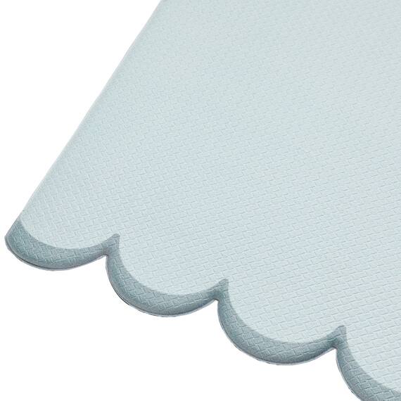 PVCキッチンマット 波型(ブルー 240 NG04) 5枚目画像