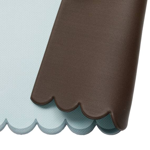 PVCキッチンマット 波型(ブルー 240 NG04) 6枚目画像