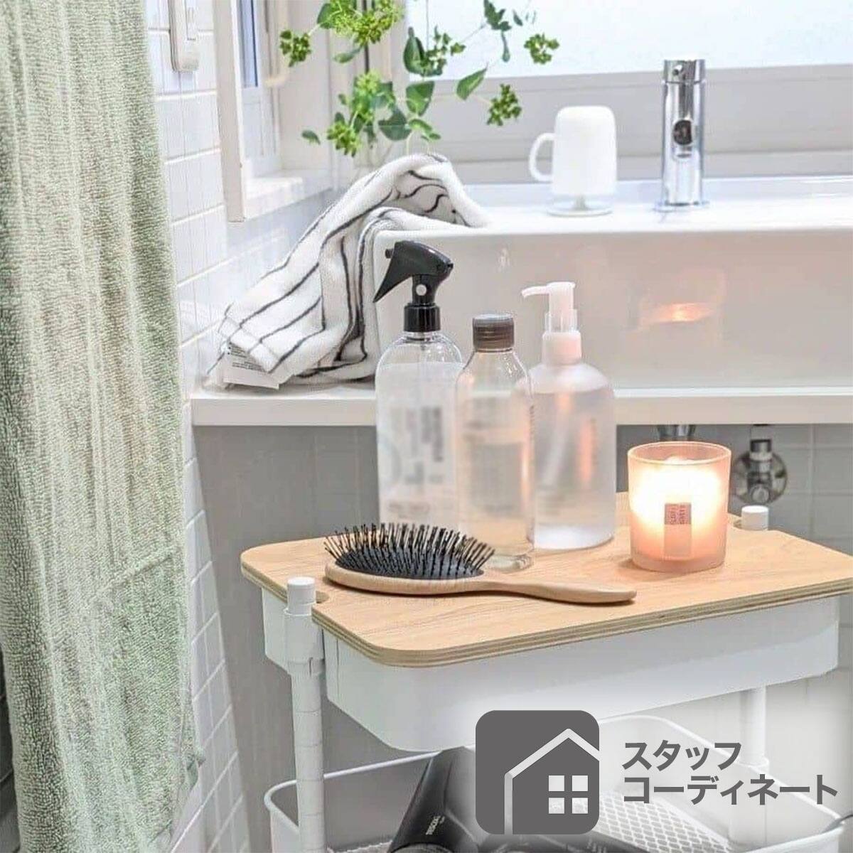 すべりにくい木製ふたトレー スチールワゴントロリレギュラー用 (GF