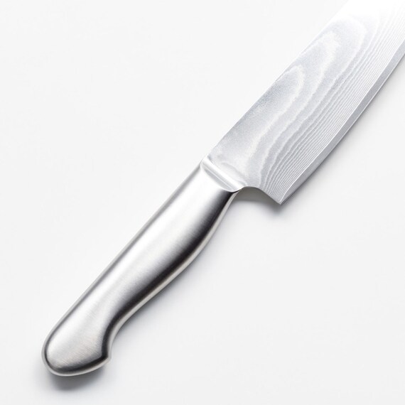 オールステンレス ダマスカス 小三徳包丁(KY055) 6枚目画像