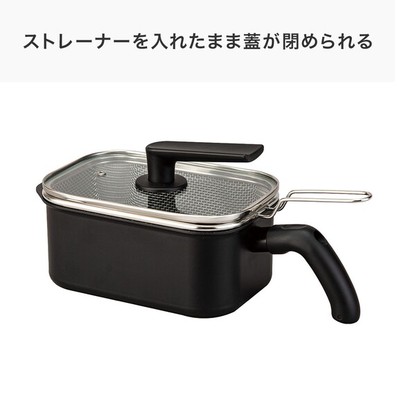 IH・ガス火 角型マルチポット(20x13cm) 5枚目画像