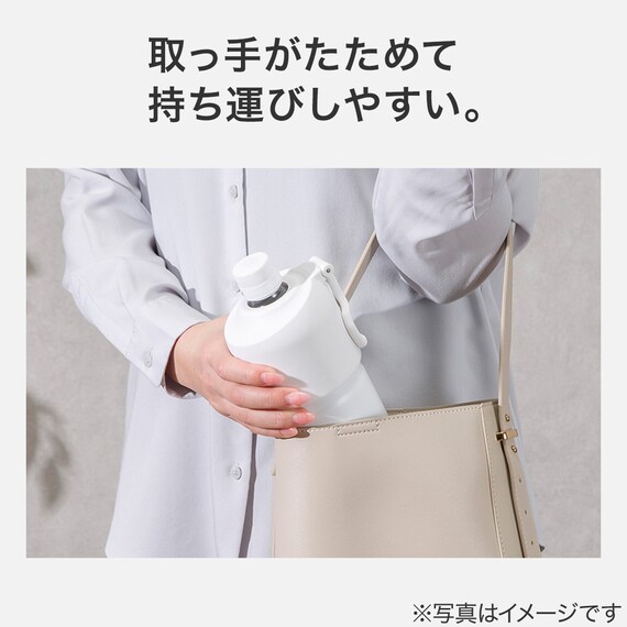 【折りたたみ取っ手タイプ】ペットボトルホルダー 500-650ml (E ピンク) 4枚目画像