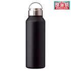 ステンレスハンドル付きスクリューボトル 1000ml (ブラック) 1枚目画像