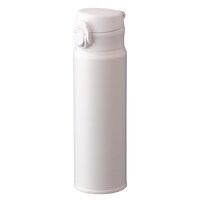 食洗機対応ステンレスワンタッチボトル 500ml (ホワイト)