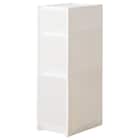 【幅27cm 3段】スリムストッカー 引き出しマルチ分割タイプ(N01)CL 1枚目画像