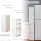 【幅27cm 3段】スリムストッカー 引き出しマルチ分割タイプ(N01)CL 14枚目画像