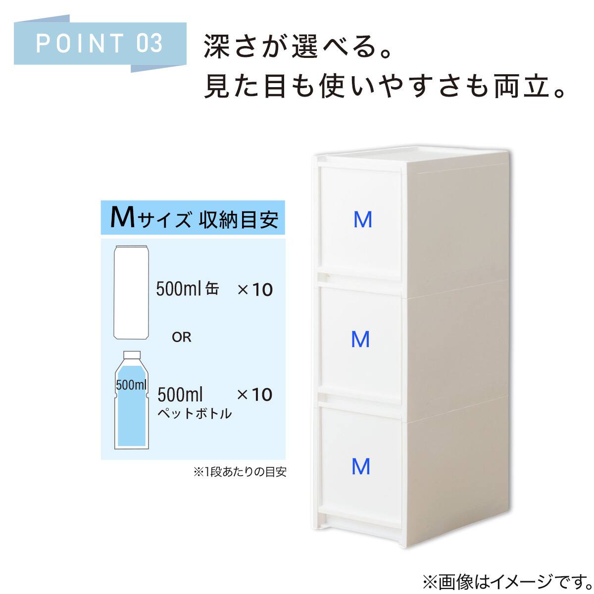 幅27cm 3段】スリムストッカー 引き出し均等分割タイプ(N01)WH