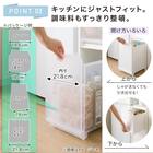 【幅27cm ハイタイプ】積み重ねるスリムストッカー 引き出し均等分割タイプ(N01)CL 5枚目画像