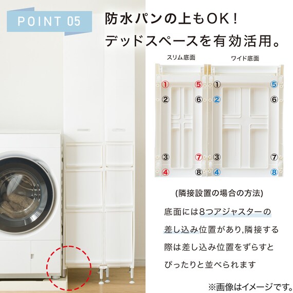 【幅27cm ハイタイプ】積み重ねるスリムストッカー 引き出し均等分割タイプ(N01)CL 8枚目画像