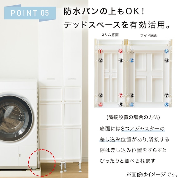 【幅27cm ハイタイプ】積み重ねるスリムストッカー 引き出し均等分割タイプ(N01)CL 8枚目画像