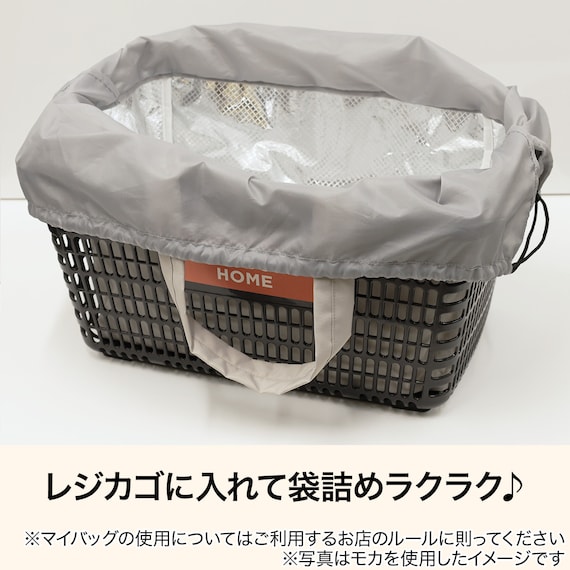 レジカゴバッグ保冷機能付き(ブルー BR06) 2枚目画像