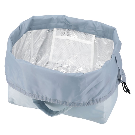 レジカゴバッグ保冷機能付き(ブルー BR06) 9枚目画像