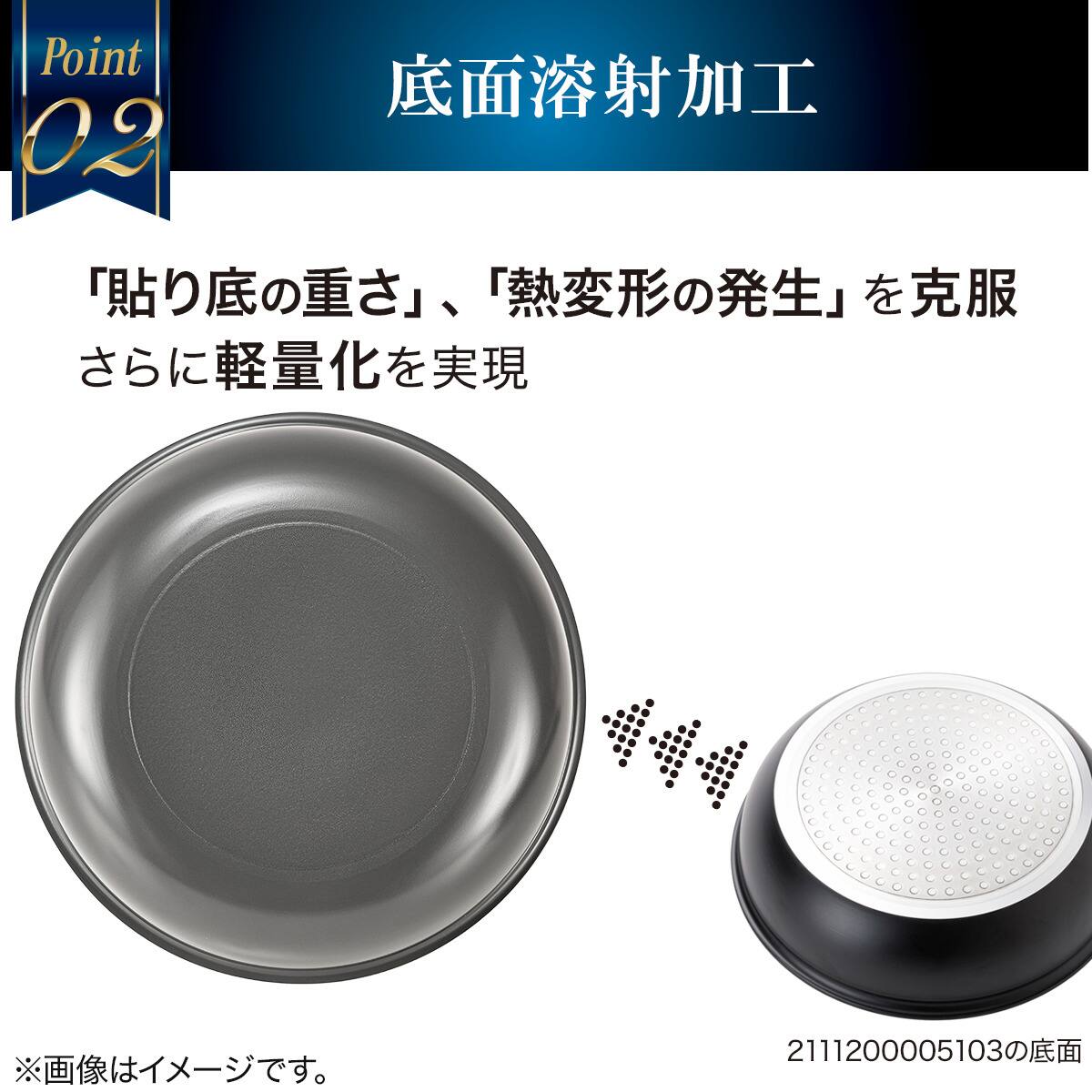 取っ手がとれる】フライパン・鍋5点セット IHスピンコート(TORERU3