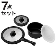 【取っ手がとれる】IHスピンコート取っ手がとれる7点セット(TORERU3)