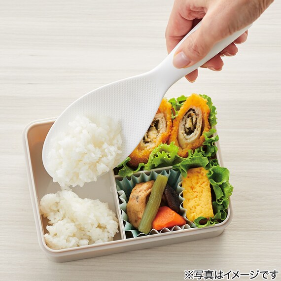 縦横置けるしゃもじ(ホワイト KB001) 5枚目画像