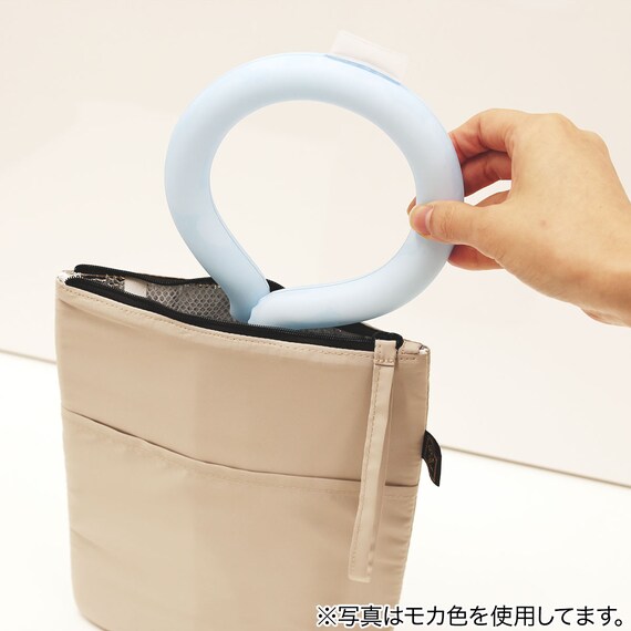 立つ保冷ポーチ(ブルー BR06) 5枚目画像