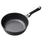 ガス火 超軽量 深型フライパン 24cm(KY066) 1枚目画像