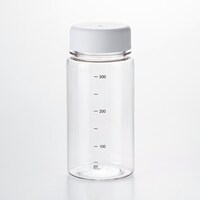 ウォーターボトル目盛り付き 350ml (ホワイト)