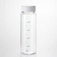 ウォーターボトル目盛り付き 500ml (ホワイト)