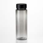 目盛り付き 常温 ウォーターボトル 500ml (ブラック) 軽量 クリアボトル 水筒 1枚目画像