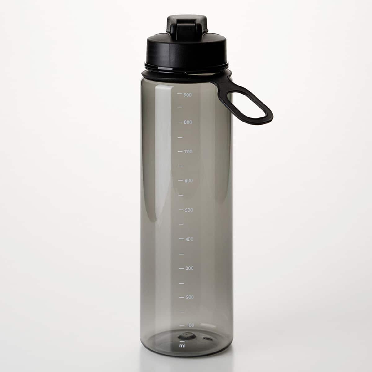目盛り付き 常温 ウォーターボトル ハンドル付き 950ml (ブラック