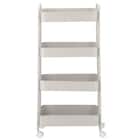 はめるだけワゴン4段(モカ WA004) 4枚目画像