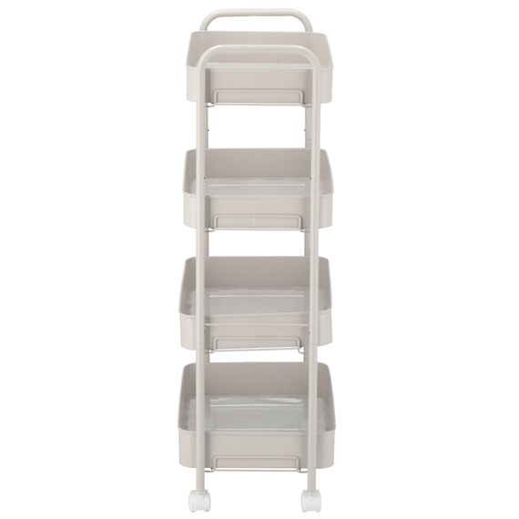 はめるだけワゴン4段(モカ WA004) 5枚目画像