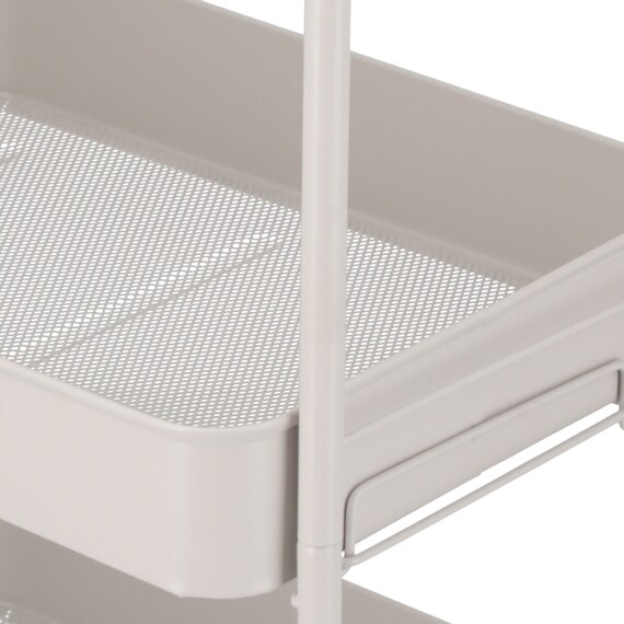 はめるだけワゴン4段(モカ WA004) 8枚目画像