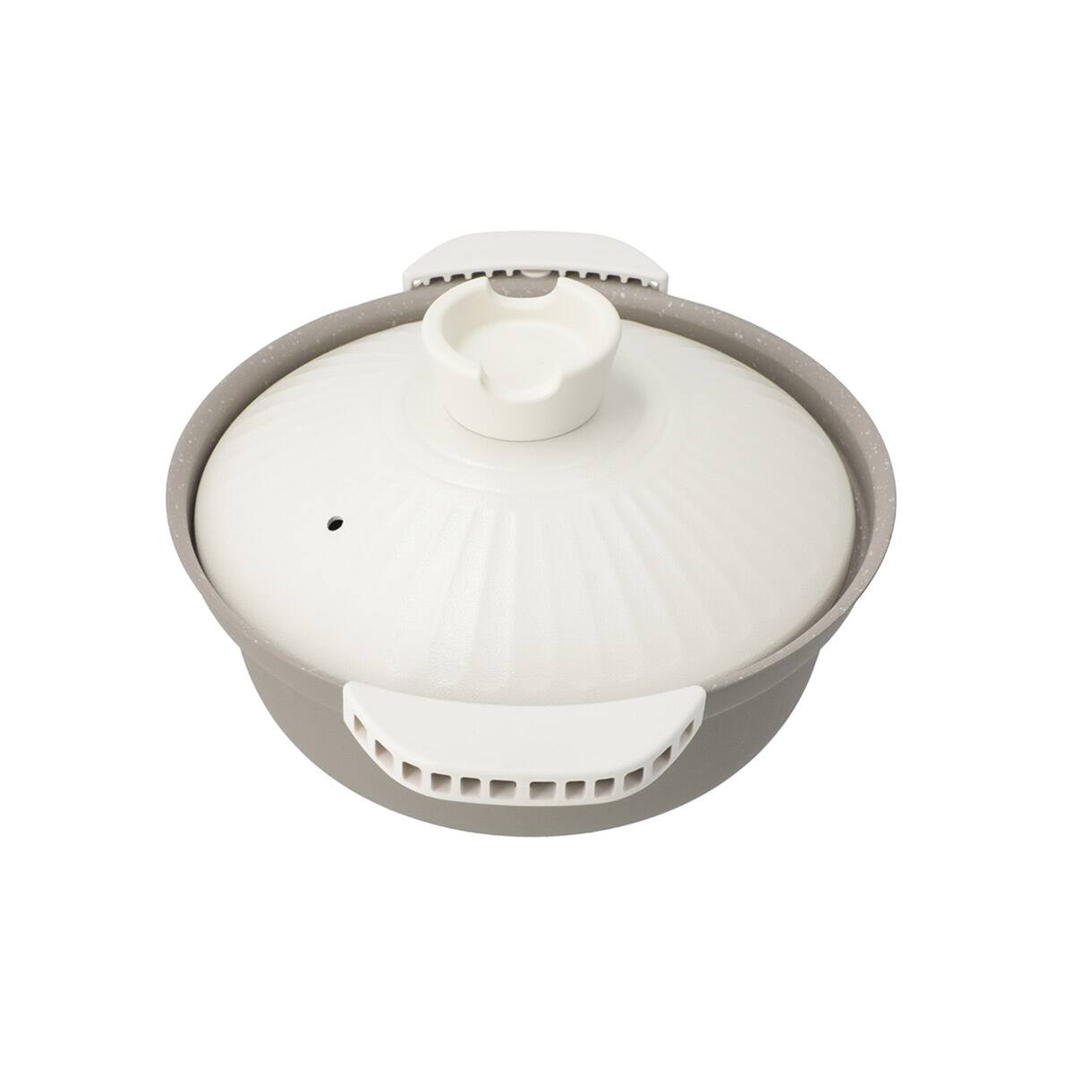 IH持ちやすい軽量土鍋風卓上鍋(18cm モカ KY073) | ニトリネット【公式