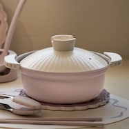 IH持ちやすい軽量土鍋風卓上鍋(KY073)