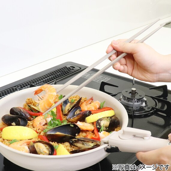 こだわり三角形の菜箸(28cm TY05) 2点セット 6枚目画像
