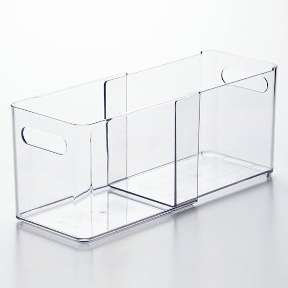 伸縮できる野菜・冷凍庫トレー(スリム) 食材を立ててしまえる【冷蔵庫・冷凍庫収納】 1枚目画像