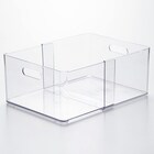 伸縮できる野菜・冷凍庫トレー(ワイド) 食材を立ててしまえる【冷蔵庫・冷凍庫収納】 1枚目画像