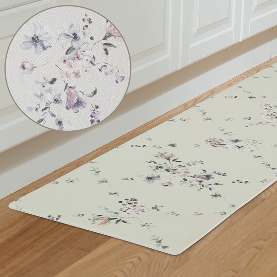 PVCフロアマット(フラワー 120 NG09) 1枚目画像