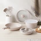 IH・ガス火 着脱鍋フライパンセット 7点セット (TORERU3 モカ TR02) 7枚目画像