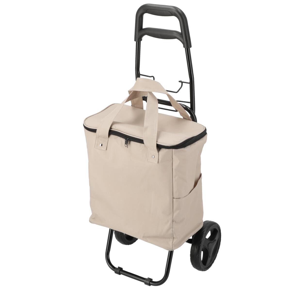 ベージュ生地のキャリーカート 保冷が出来るショッピングカート(22L) | ニトリネット【公式】 家具