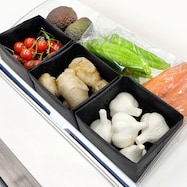 抗菌野菜収納袋(S ブラック 4枚入り)