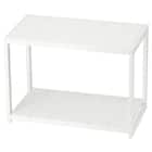 【シンク・洗面下収納8点セット】2段伸縮ラック+整理ボックス 奥行き30cm WH 13枚目画像