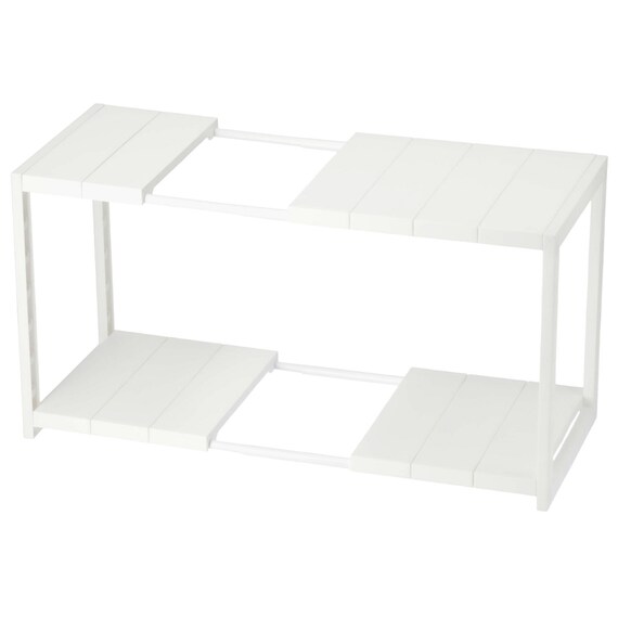 【シンク下収納5点セット】2段伸縮ラック+収納ボックス 奥行き30cm CL 15枚目画像